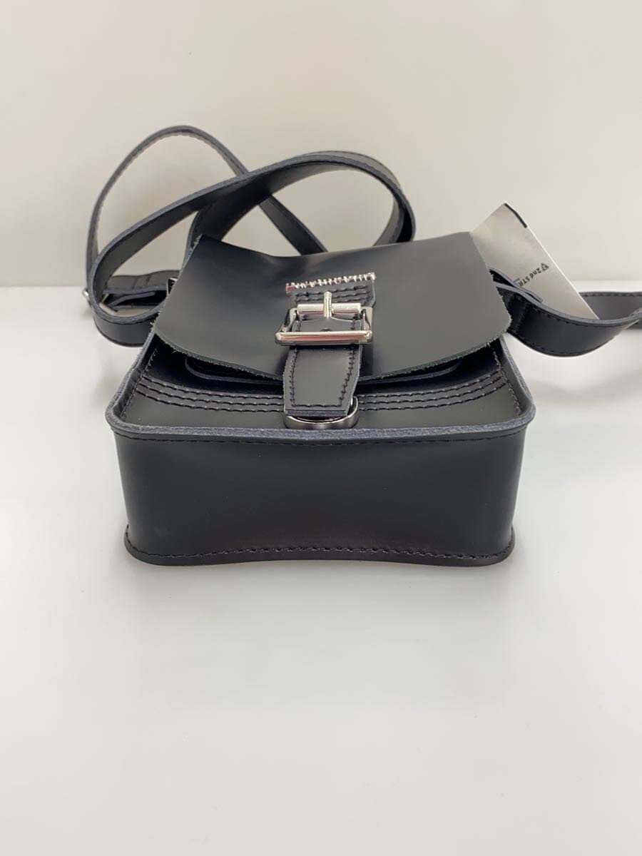 Dr. Martens Reporter Bag Shoulder Bag Leather Black Plain 4