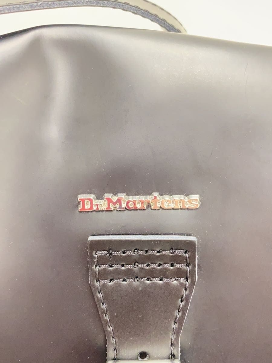 Dr. Martens Reporter Bag Shoulder Bag Leather Black Plain 5