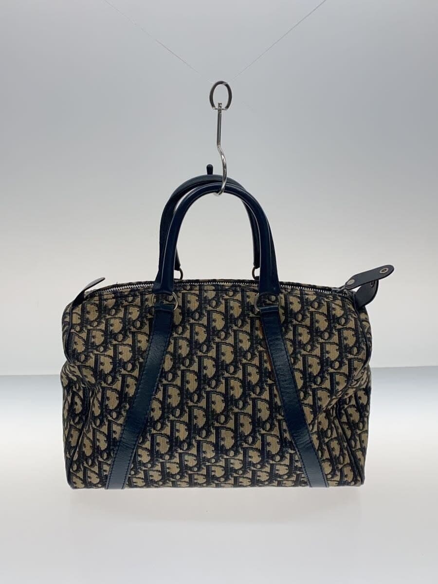 Christian Dior Trotter Mini Boston Canvas NVY All-over pattern 3