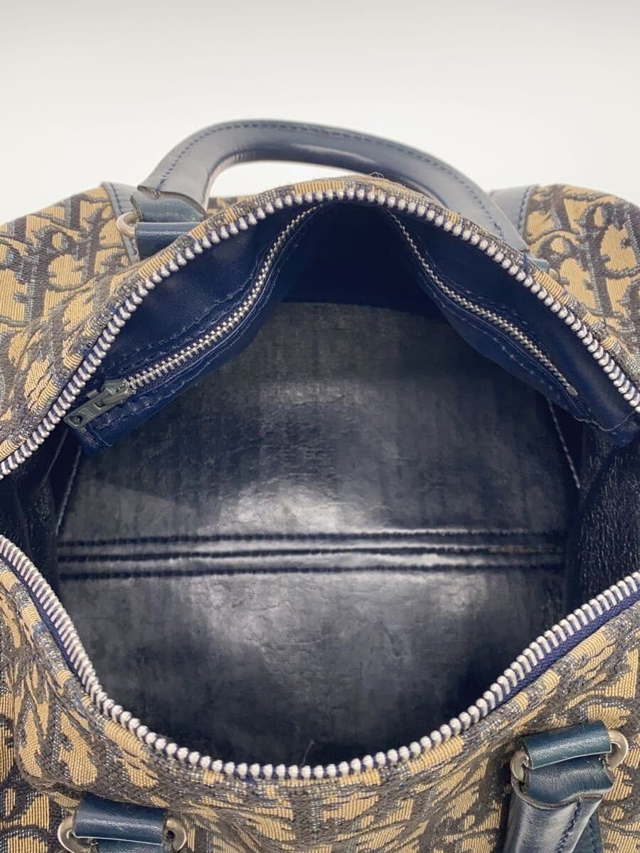 Christian Dior Trotter Mini Boston Canvas NVY All-over pattern 6