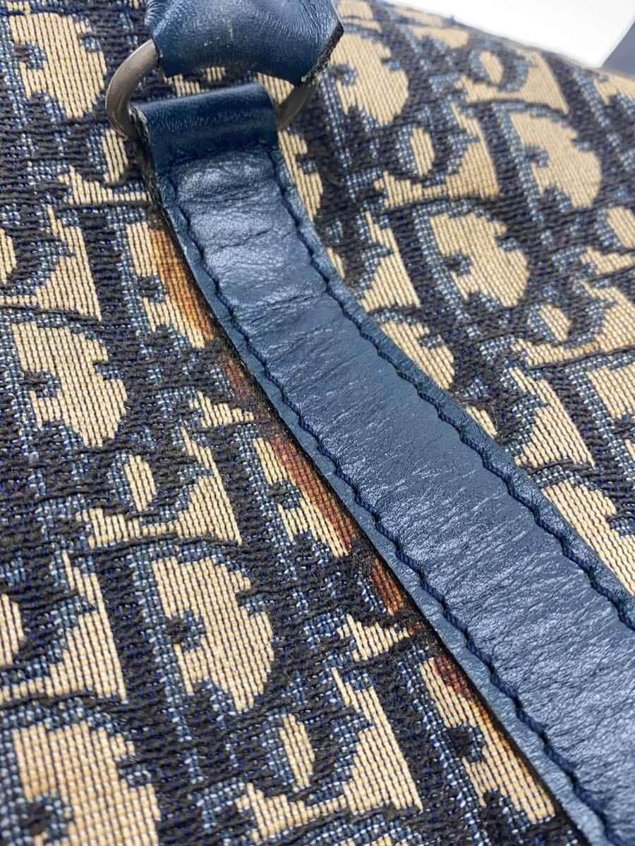 Christian Dior Trotter Mini Boston Canvas NVY All-over pattern 7