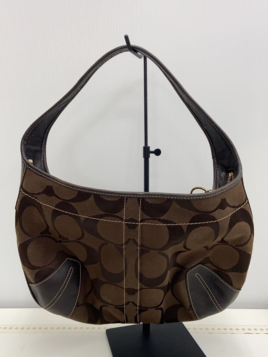 COACH Tote Bag Canvas BRW All Over Pattern F11290 3