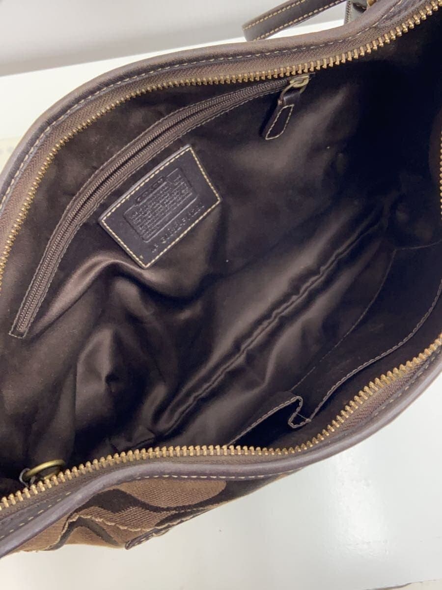 COACH Tote Bag Canvas BRW All Over Pattern F11290 6