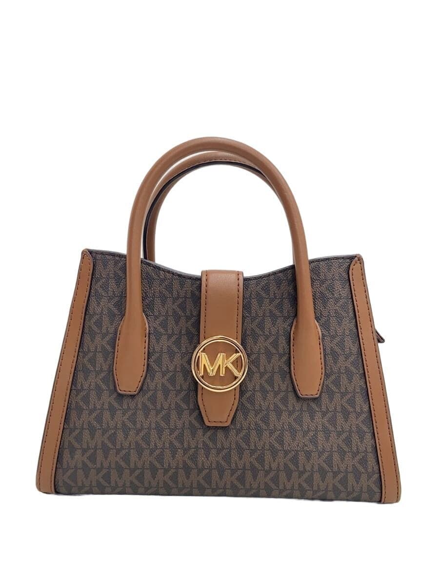 MICHAEL KORS Handbag PVC BRW All Over Pattern