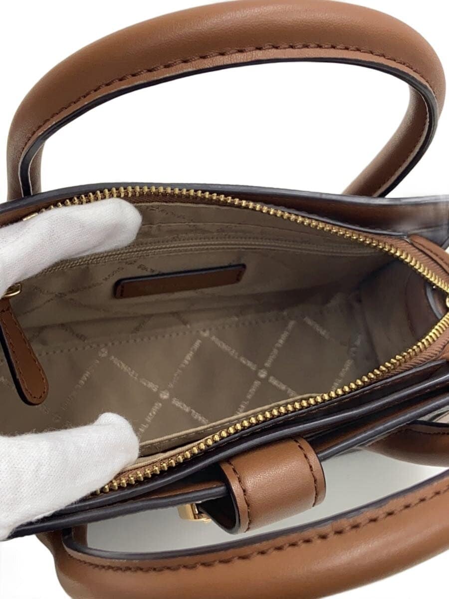 MICHAEL KORS Handbag PVC BRW All Over Pattern 6