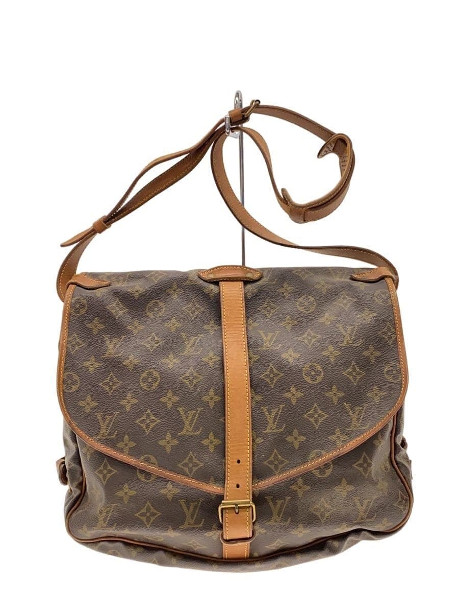 LOUIS VUITTON 1) Sommeur 35 Monogram Canvas PVC BRW All-over pattern M42254