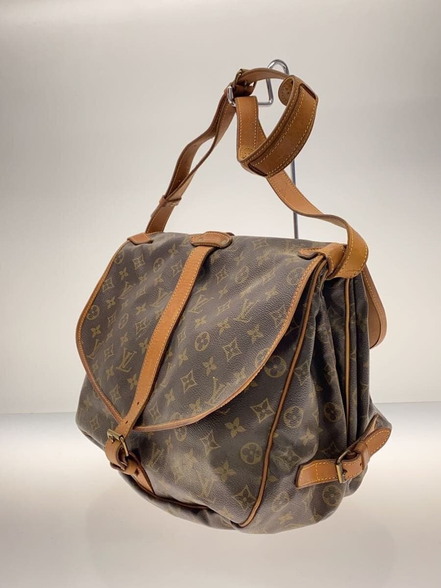LOUIS VUITTON 1) Sommeur 35 Monogram Canvas PVC BRW All-over pattern M42254 2