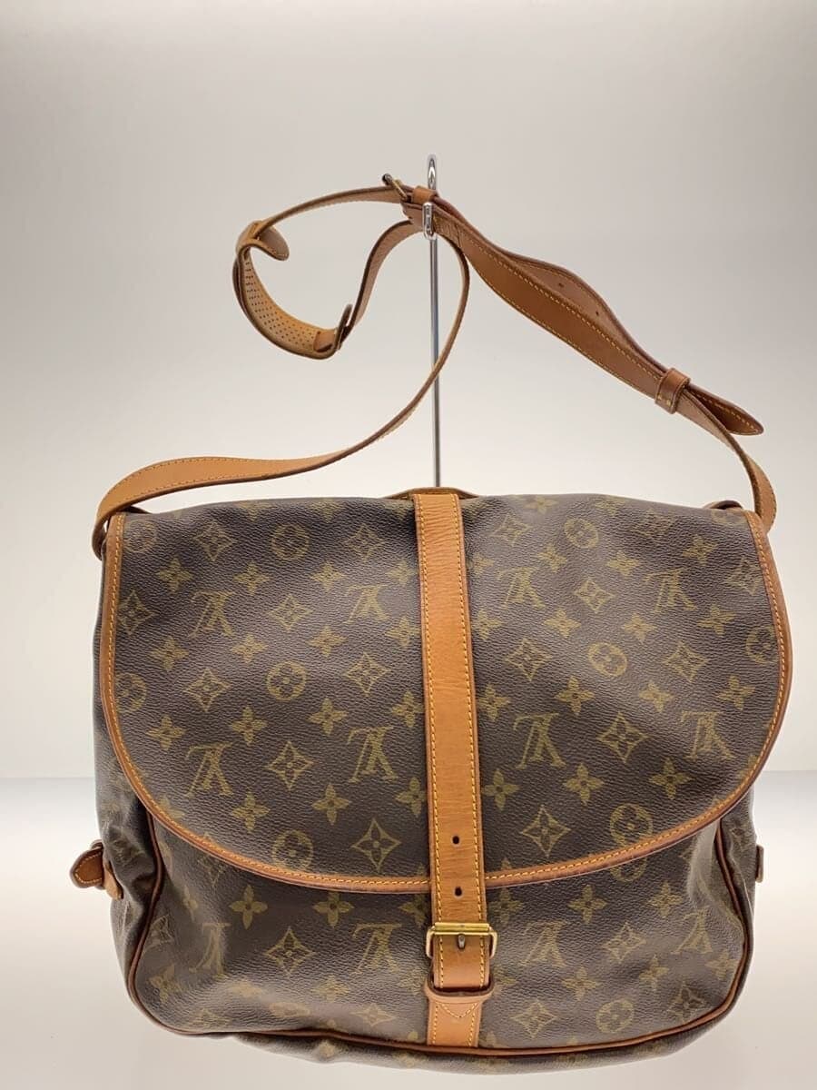 LOUIS VUITTON 1) Sommeur 35 Monogram Canvas PVC BRW All-over pattern M42254 3