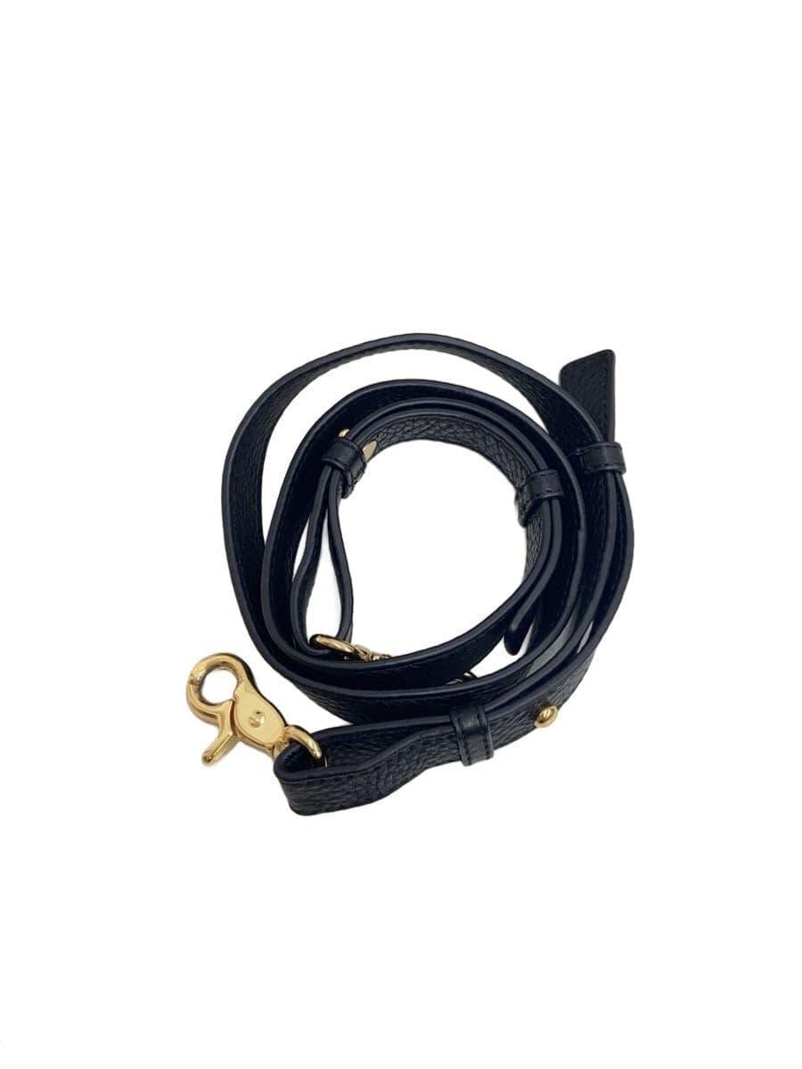 TORY BURCH Shoulder Bag Leather BLK Solid 7