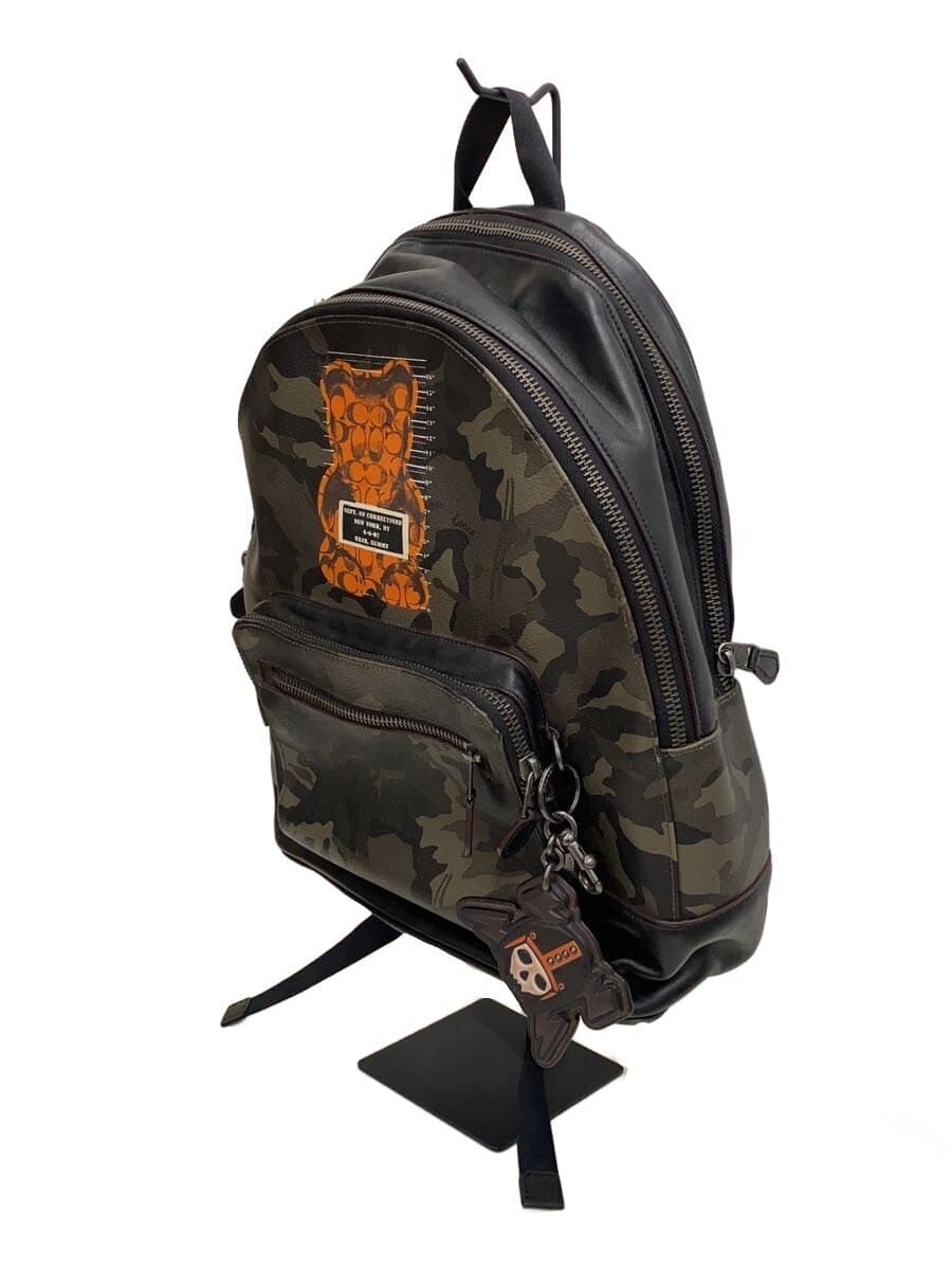 COACH backpack leather multicolor camouflage F79051 2