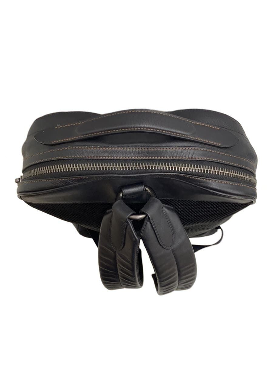 COACH Backpack Leather Black Solid Color F37599 4