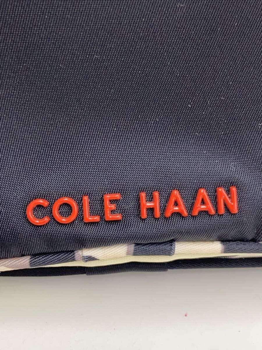 COLE HAAN Shoulder Bag Nylon Black Animal Print U06216 5