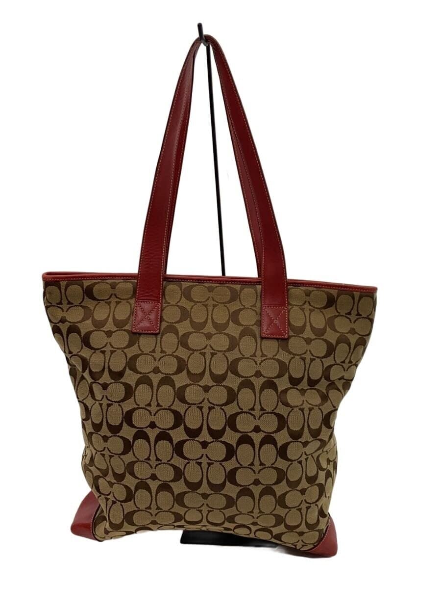 COACH Tote Bag_Signature Canvas BEG