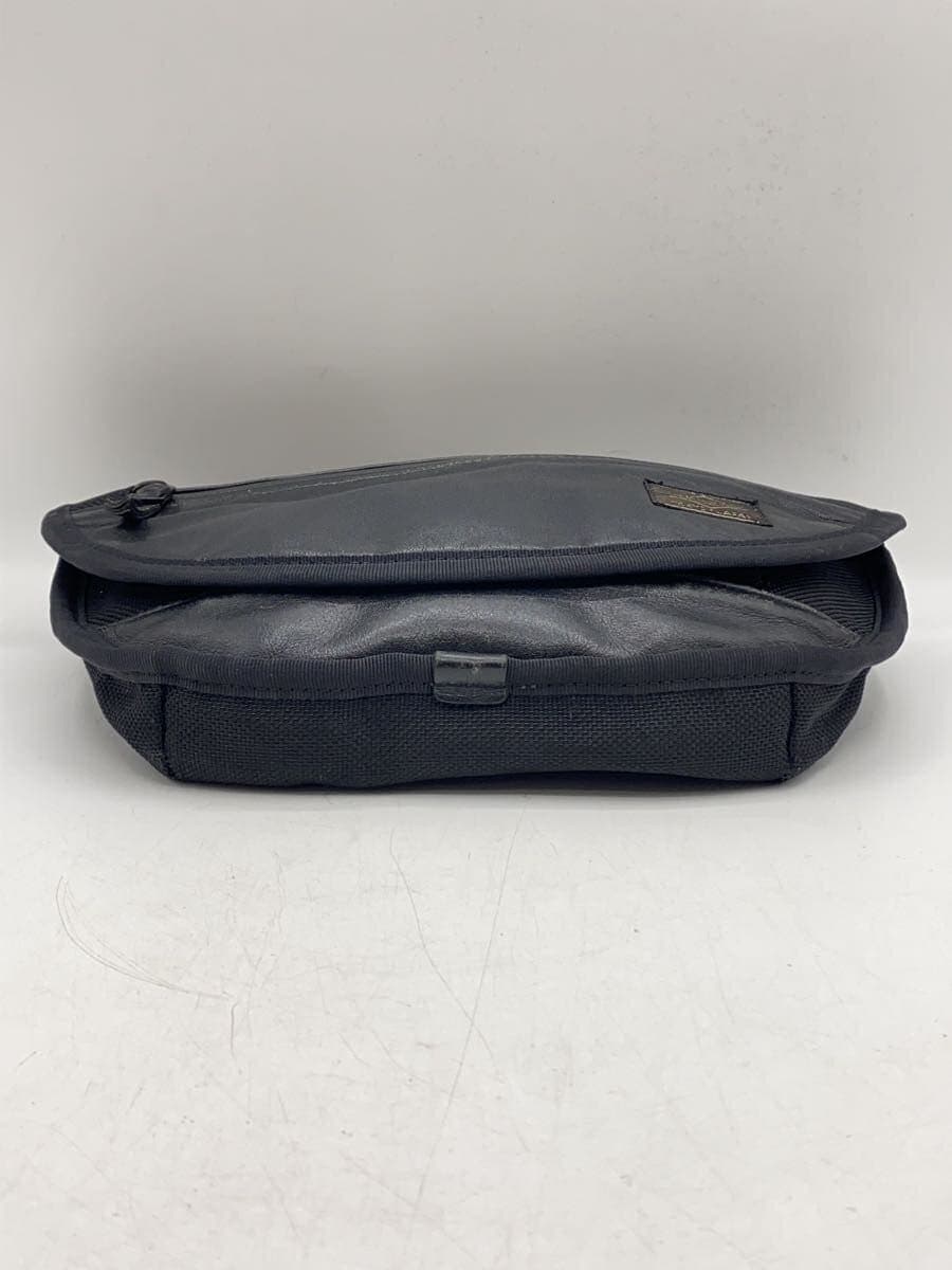 PORTER Shoulder Bag Leather BLK Solid 4