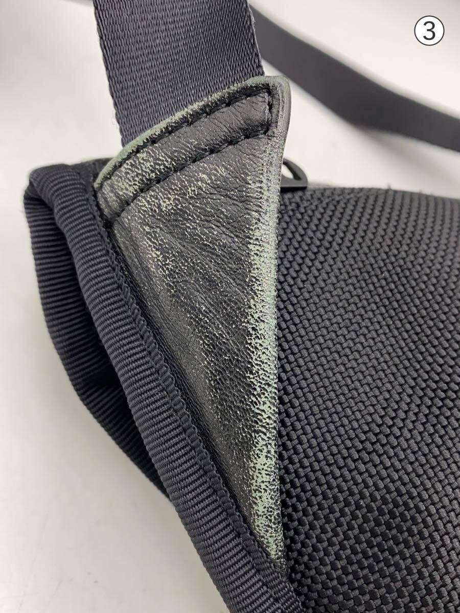 PORTER Shoulder Bag Leather BLK Solid 9