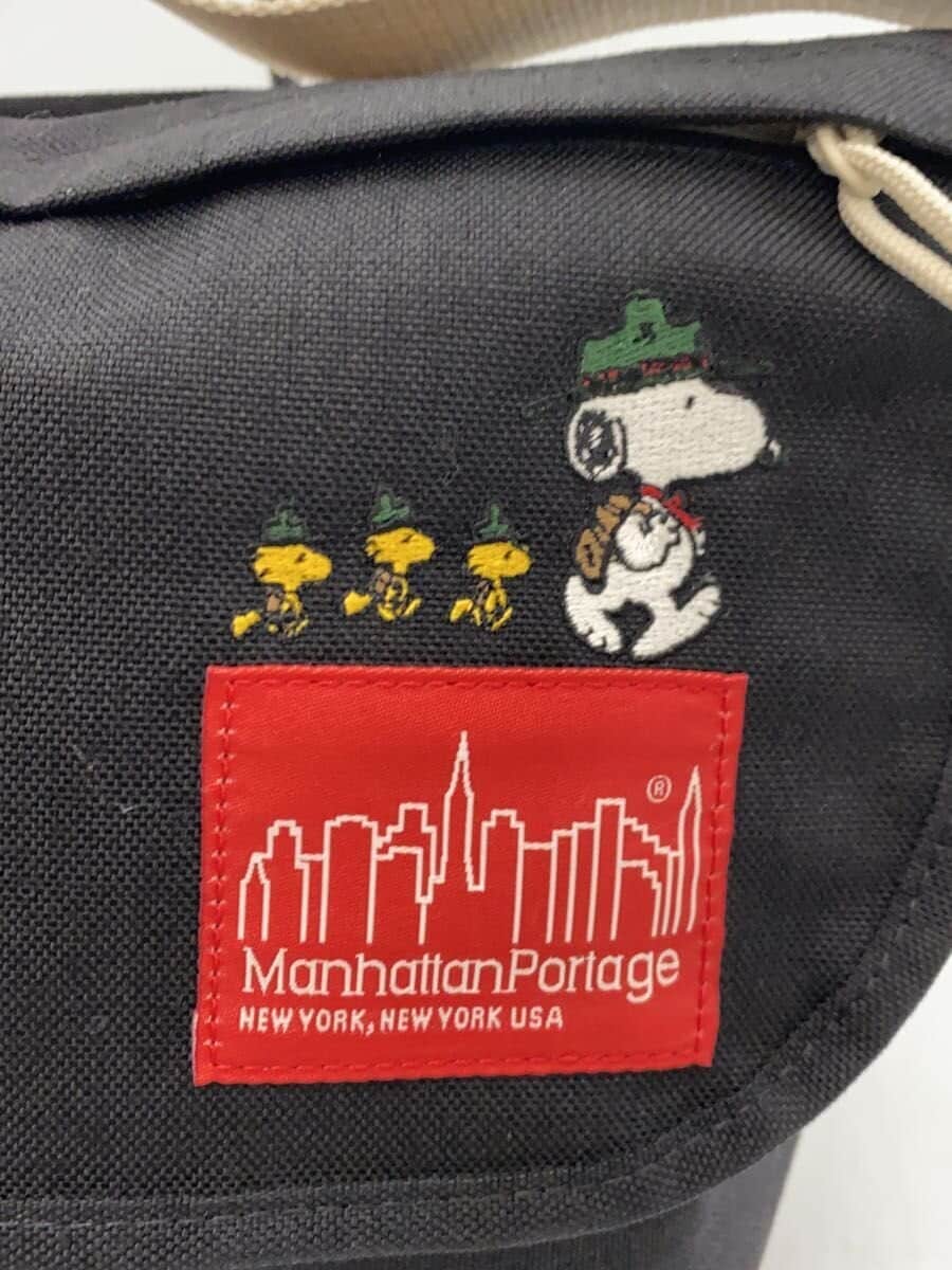 Manhattan Portage Shoulder Bag Canvas BLK TWCH 6532JP 5