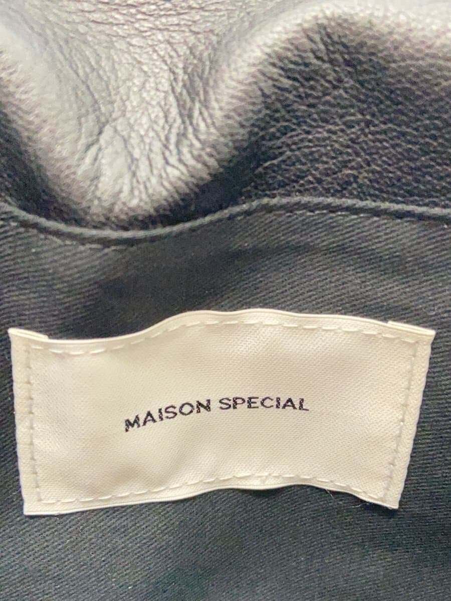 MAISON SPECIAL Shoulder Bag Leather Black 11241611203 5