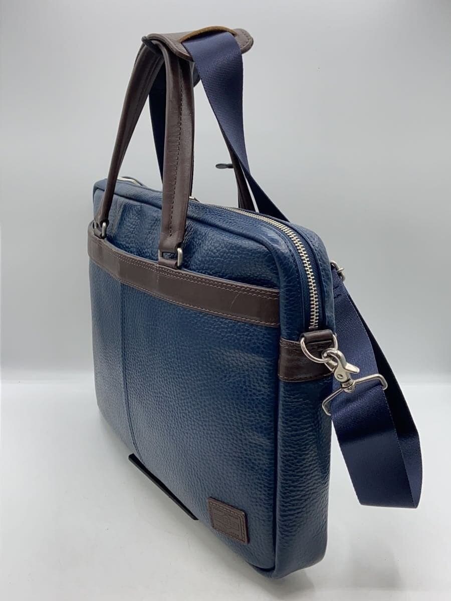 PORTER Shoulder Bag Leather Navy 192-04220 2