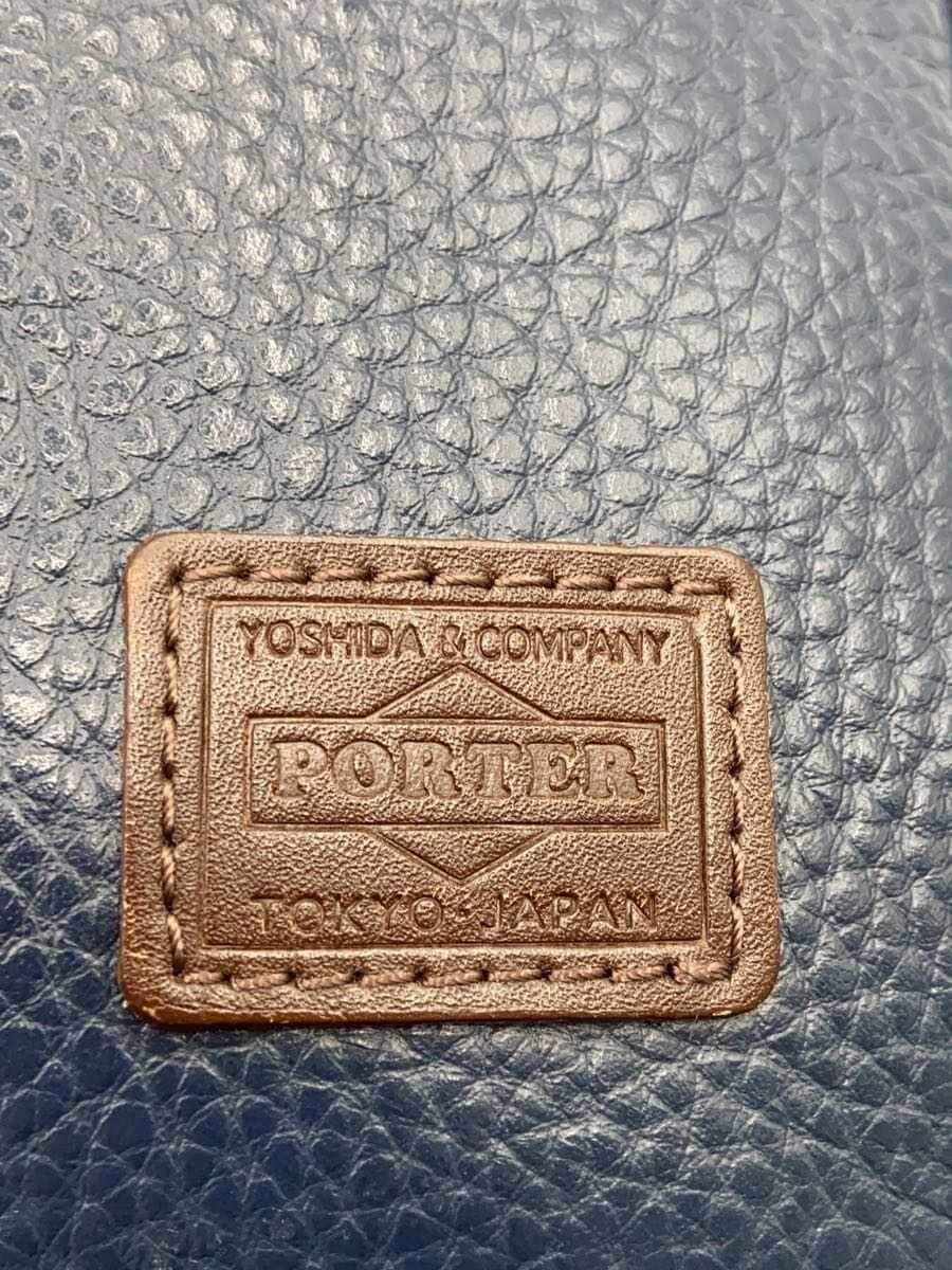 PORTER Shoulder Bag Leather Navy 192-04220 5