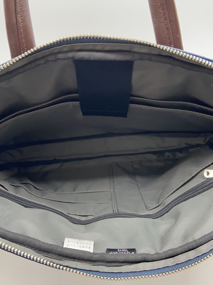 PORTER Shoulder Bag Leather Navy 192-04220 6