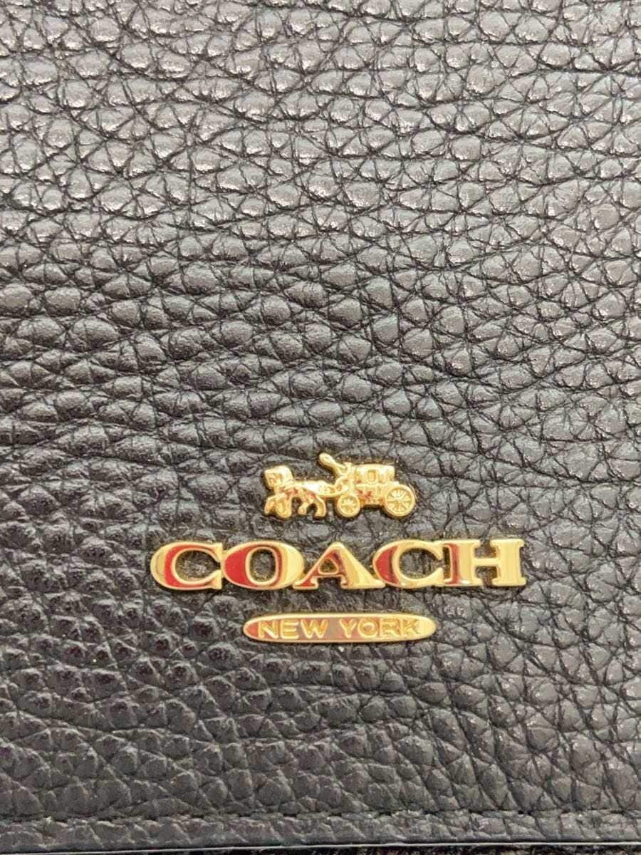 COACH Shoulder Bag Leather Black F30256 5