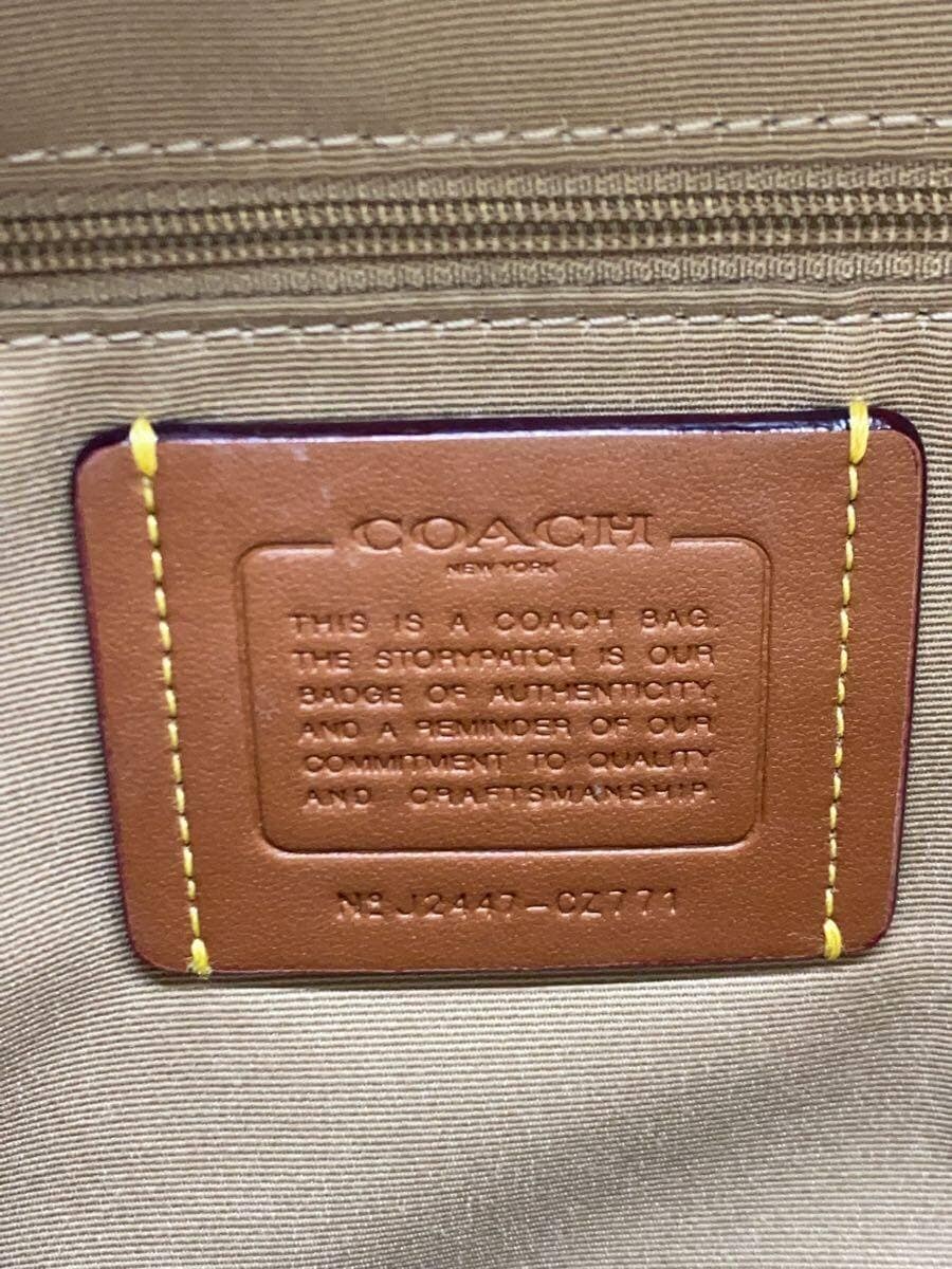 COACH Backpack -- BEG All-over print CZ771 5