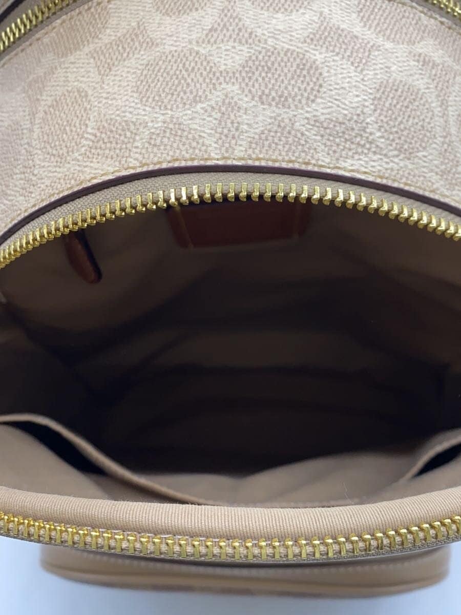 COACH Backpack -- BEG All-over print CZ771 6