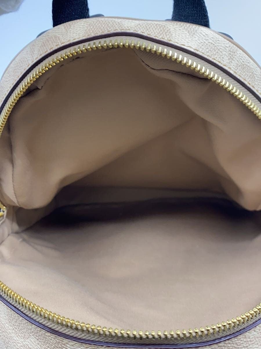 COACH Backpack -- BEG All-over print CZ771 7