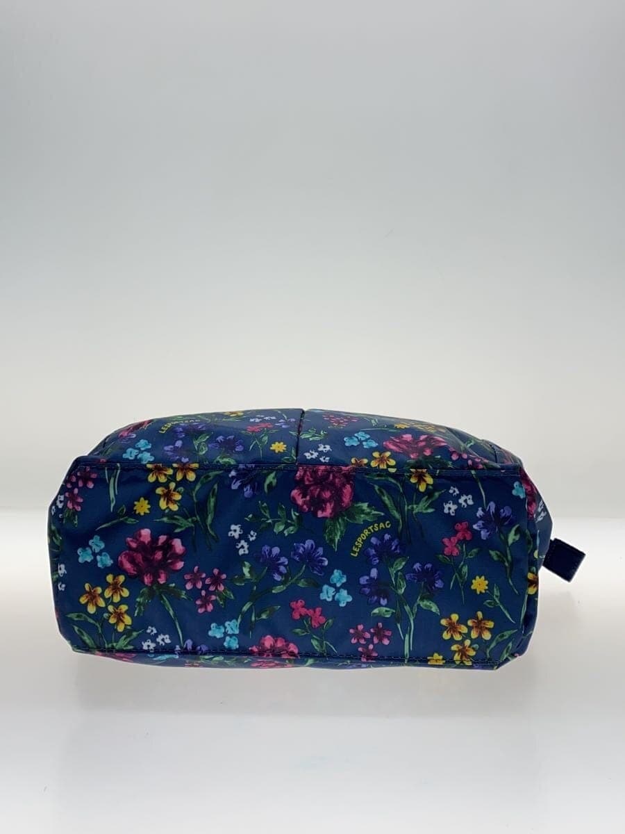 LESPORTSAC Shoulder Bag Nylon Blue Floral Print 3801 4