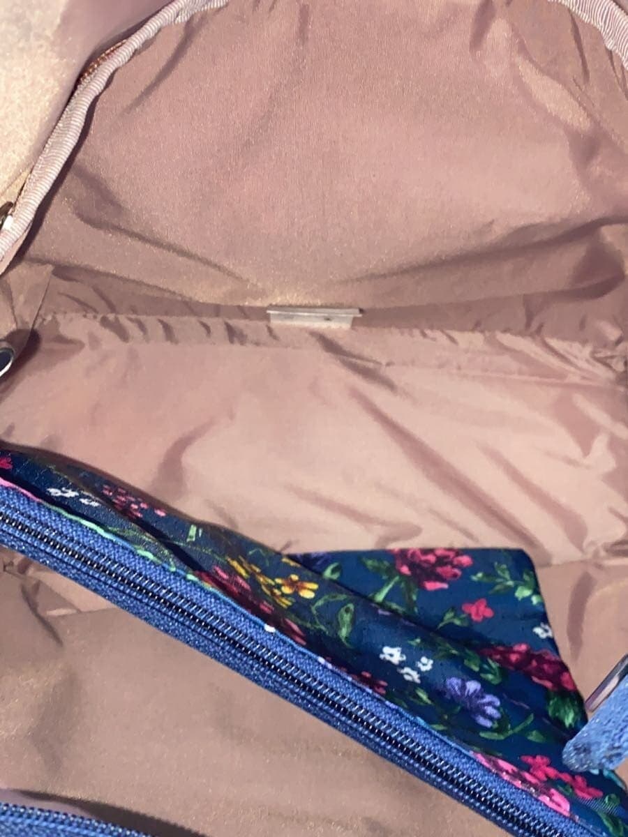 LESPORTSAC Shoulder Bag Nylon Blue Floral Print 3801 6