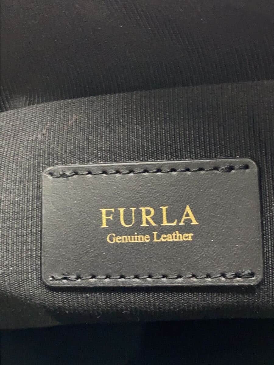 FURLA Shoulder Bag Studs Sophie Leather BLK 5