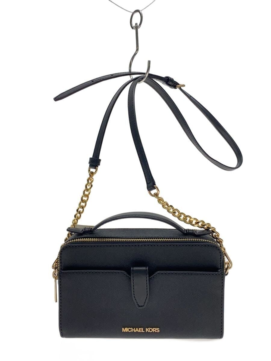 MICHAEL KORS Shoulder Bag Leather Black 35F2GTTC2L