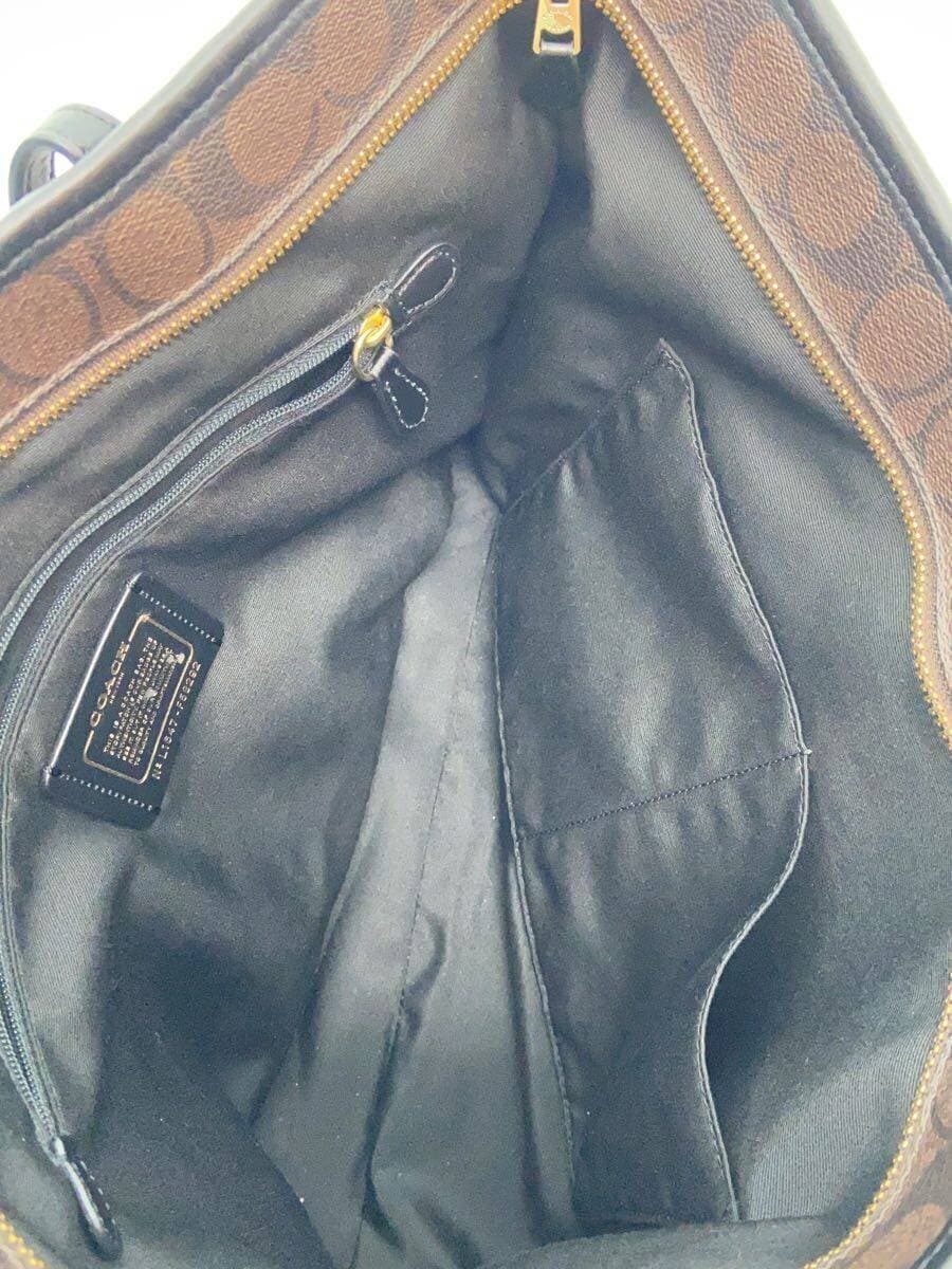 COACH tote bag PVC BLK L1647 6