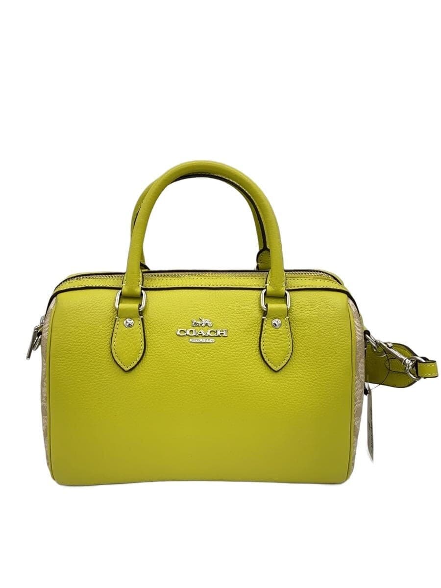 COACH shoulder bag leather GRN CJ592