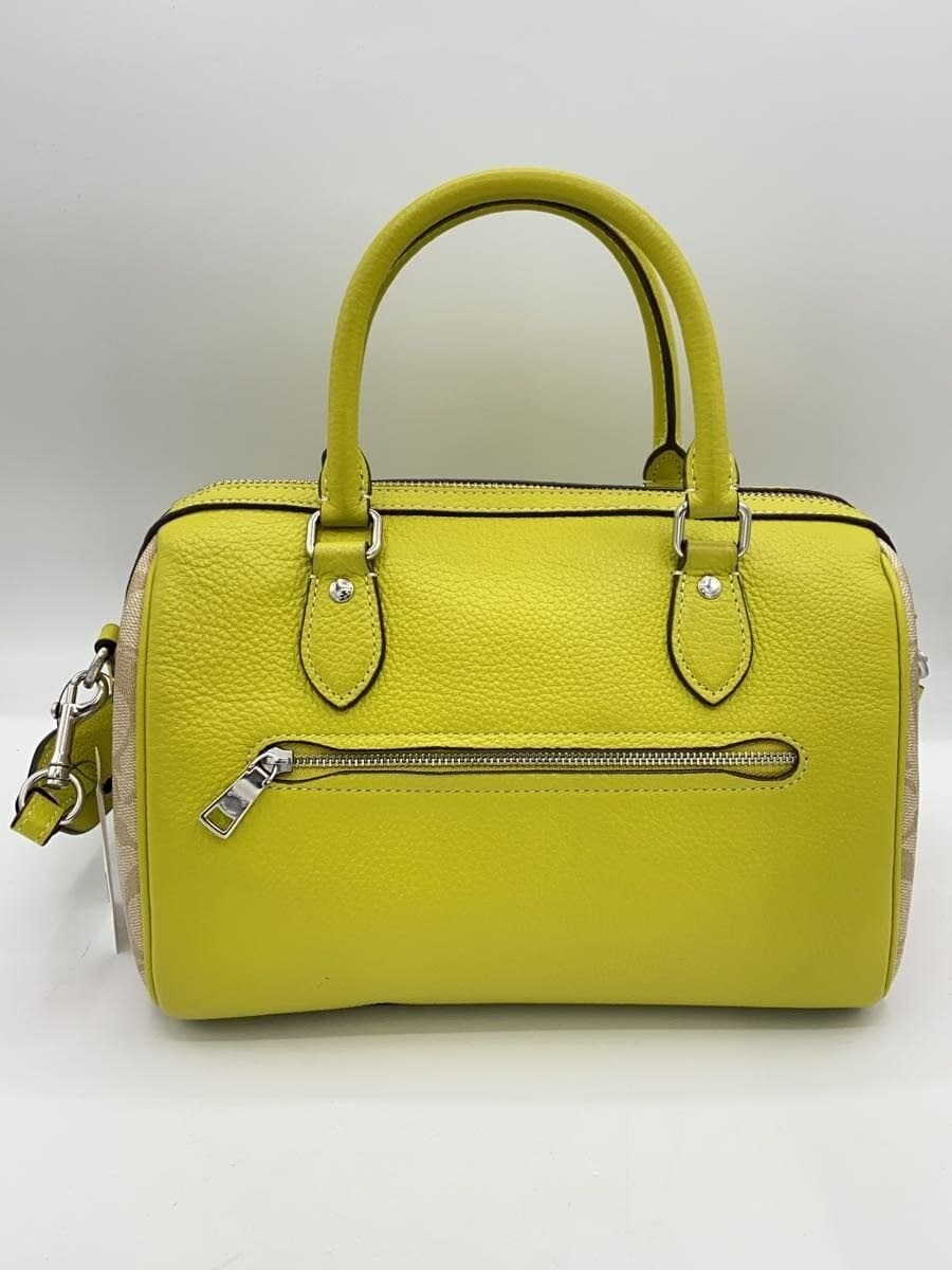 COACH shoulder bag leather GRN CJ592 3