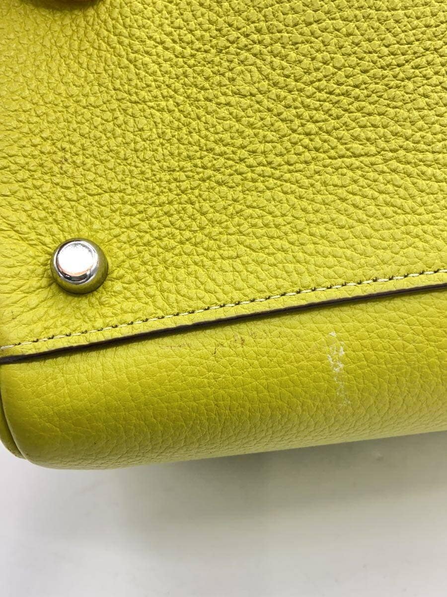 COACH shoulder bag leather GRN CJ592 5