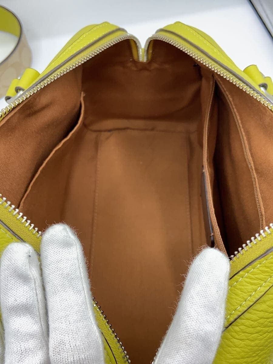 COACH shoulder bag leather GRN CJ592 6