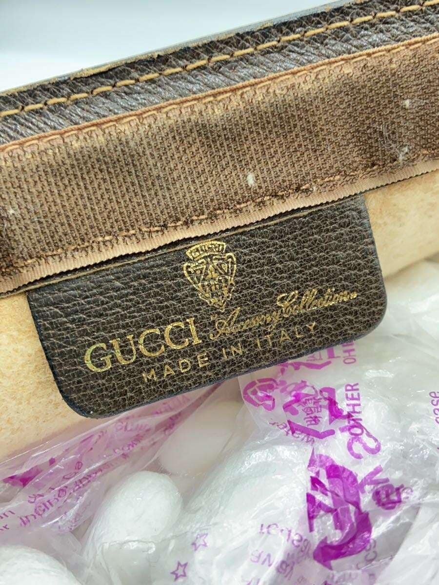 GUCCI Second-Hand Bag Vintage Gucci GG Pattern Sherry Line PVC Like-New 5