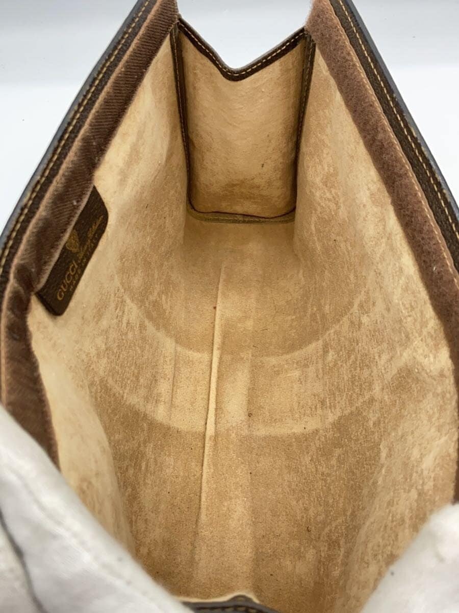 GUCCI Second-Hand Bag Vintage Gucci GG Pattern Sherry Line PVC Like-New 6