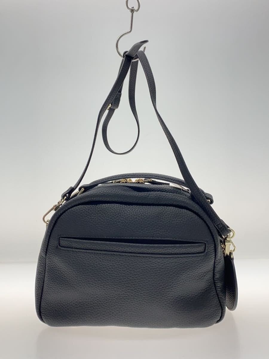 HAYNI Shoulder Bag Leather Black Solid Color 3