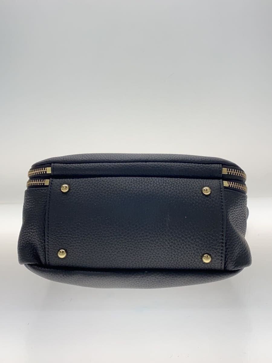 HAYNI Shoulder Bag Leather Black Solid Color 4