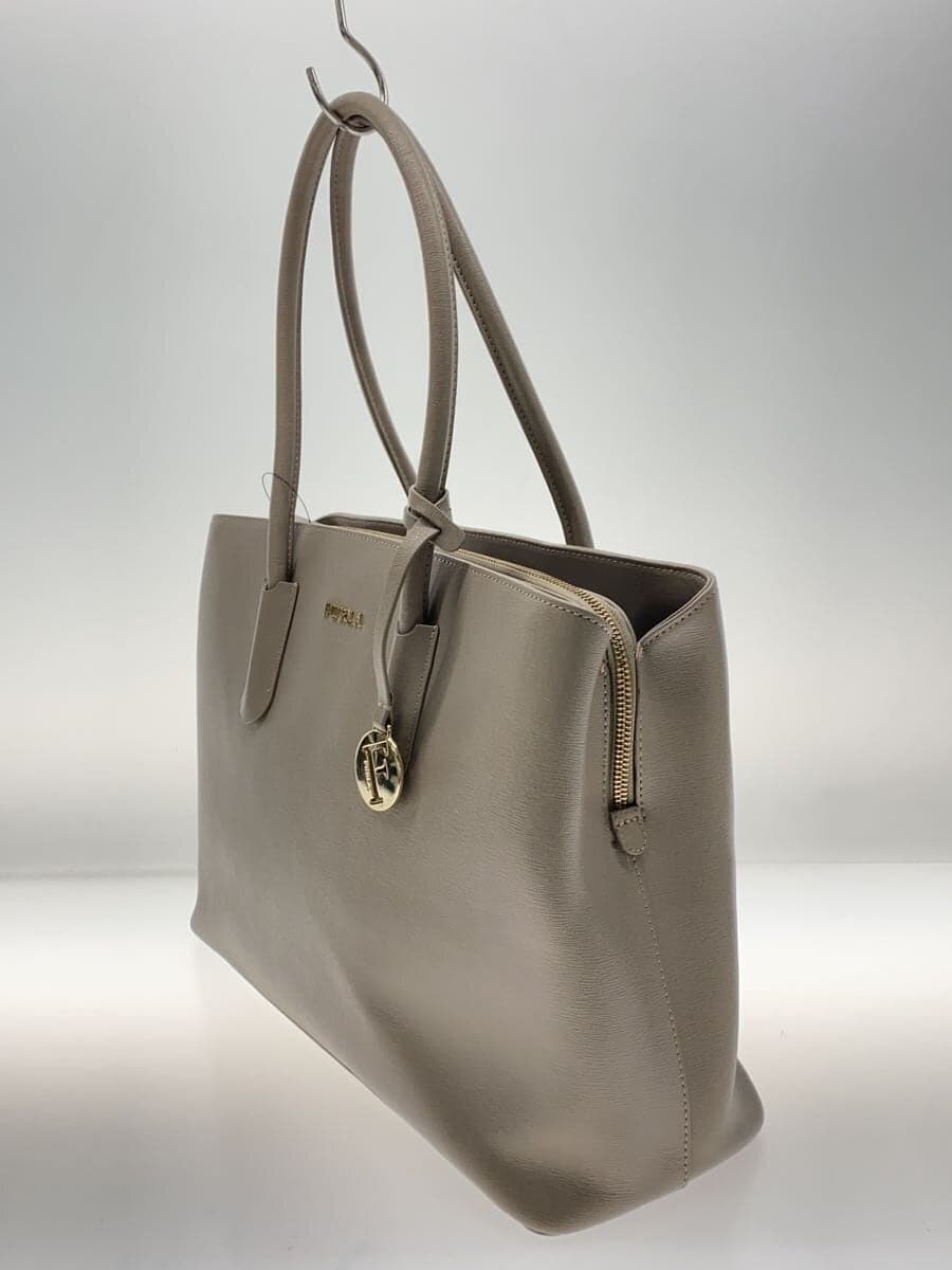 FURLA Tote Bag -- GRY Solid Color 2