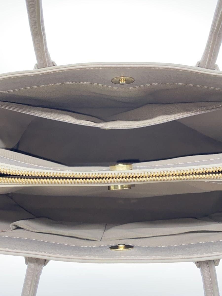 FURLA Tote Bag -- GRY Solid Color 6