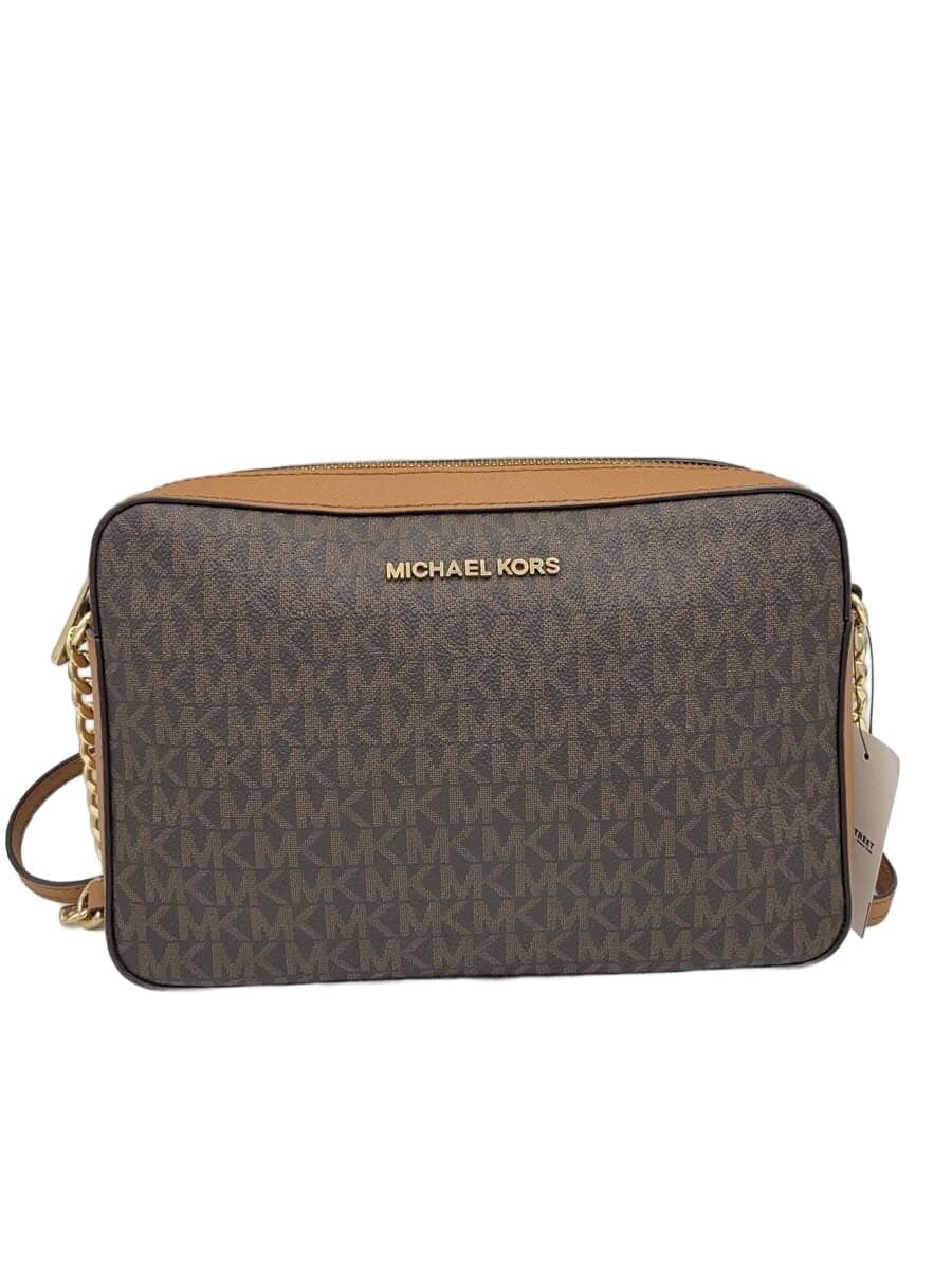 MICHAEL KORS Shoulder Bag PVC BRW All-over pattern 35F8GTTC3B