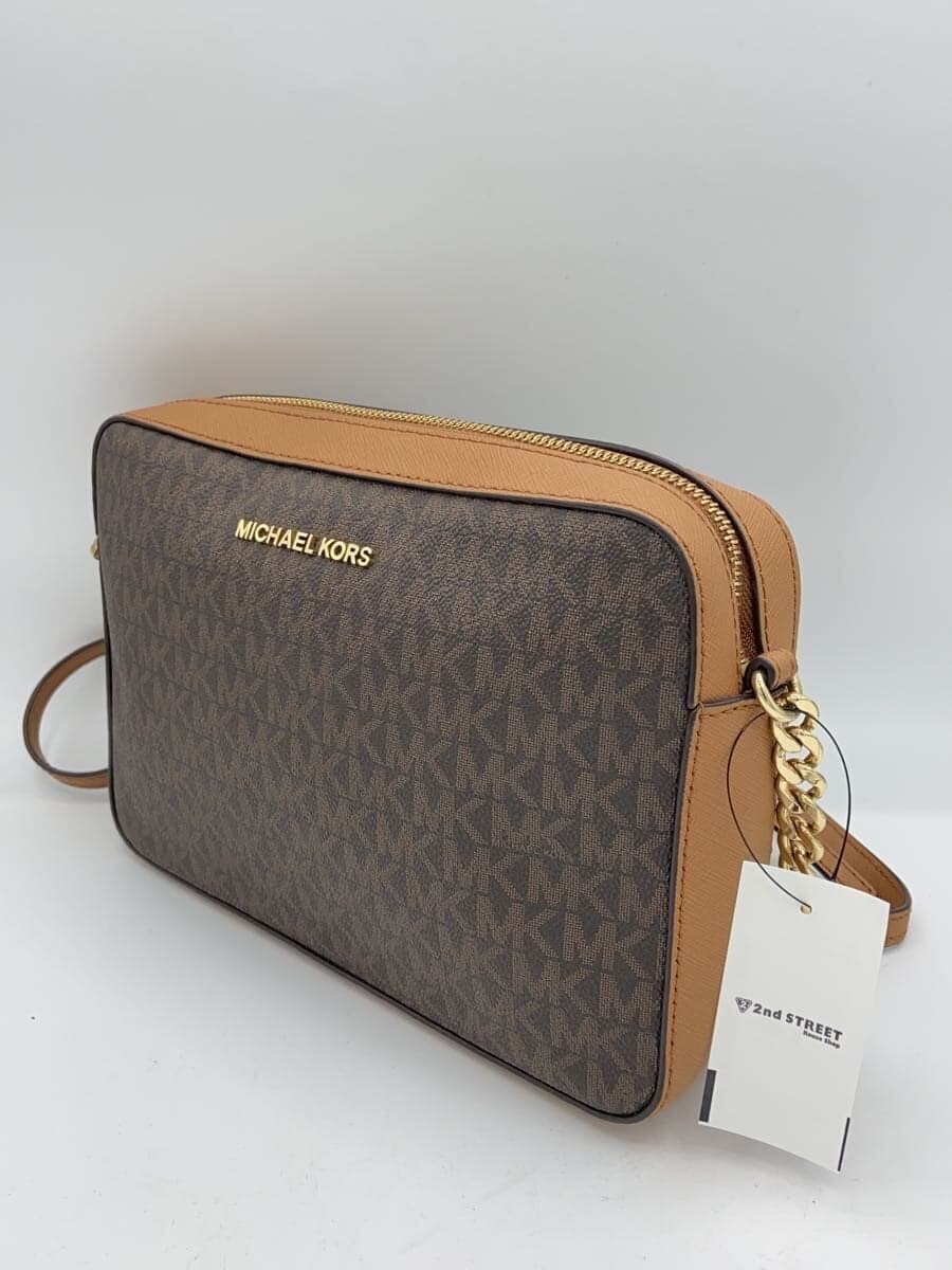 MICHAEL KORS Shoulder Bag PVC BRW All-over pattern 35F8GTTC3B 2