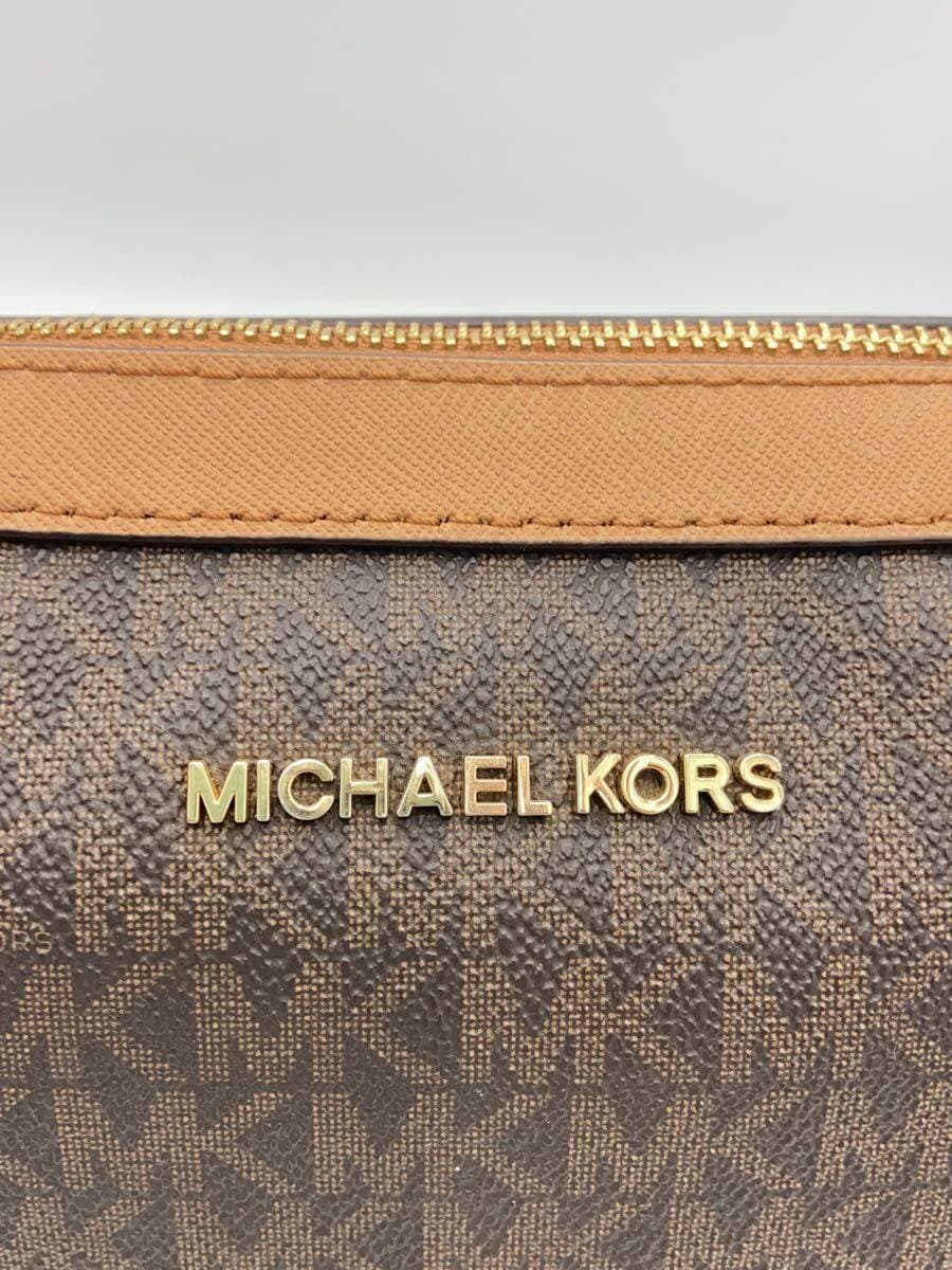 MICHAEL KORS Shoulder Bag PVC BRW All-over pattern 35F8GTTC3B 5