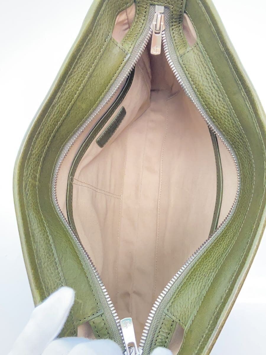Other Brand BOOSTERS Minerva Box Square Shoulder Bag Leather GRN Plain 6