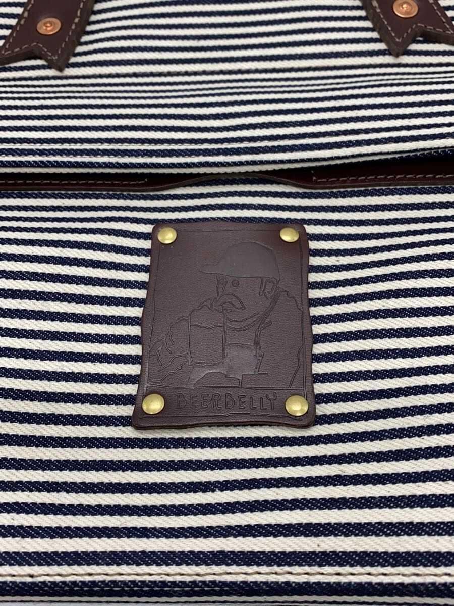 BEER BELLY Bag WHT Stripe 5