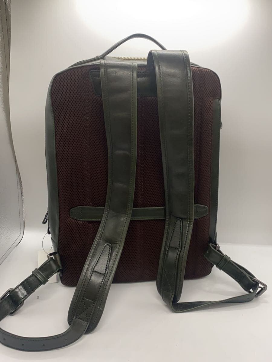 JOYA backpack leather GRN plain 3