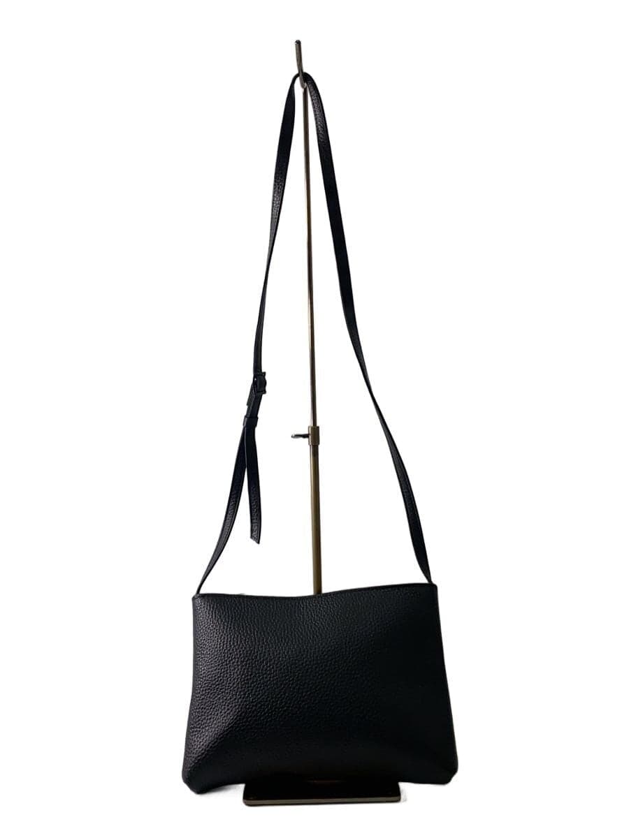 Hush Tug Shoulder Bag Leather BLK